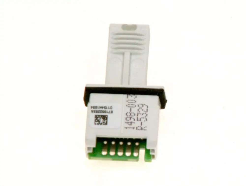 BOSCH Kodierstecker in kompaktem Design mit mehreren Kontaktpins und einer integrierten Rasterleiste zur Verbindung in elektrischen Anwendungen.